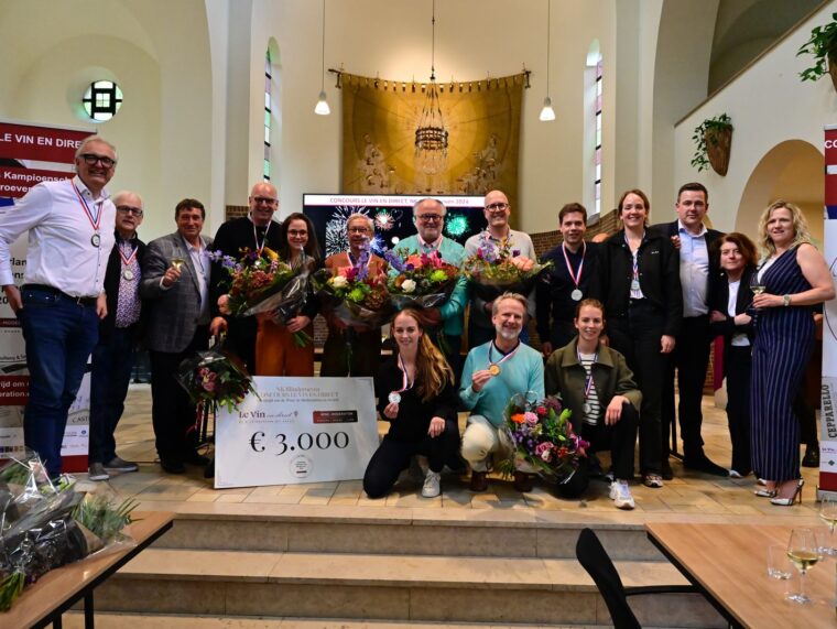 Brabantse Wijnsociëteit imponeert op Nederlands Kampioenschap Blindproeven 2025